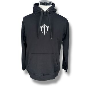 Midnight Society Claw Hoodie Mens XL Black Cotton Drawstring Pullover Streetwear